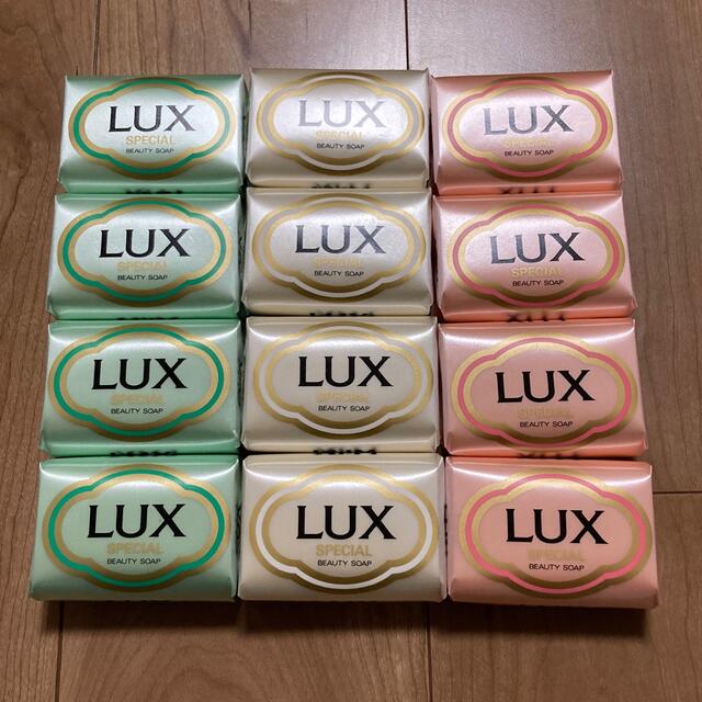 LUX(ラックス)の新品！LUX石鹸12個セット コスメ/美容のボディケア(ボディソープ/石鹸)の商品写真