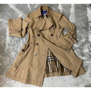 バーバリーブルーレーベル(BURBERRY BLUE LABEL)のバーバリーブルーレーベル　トレンチコート　ノバチェック　40サイズ(トレンチコート)