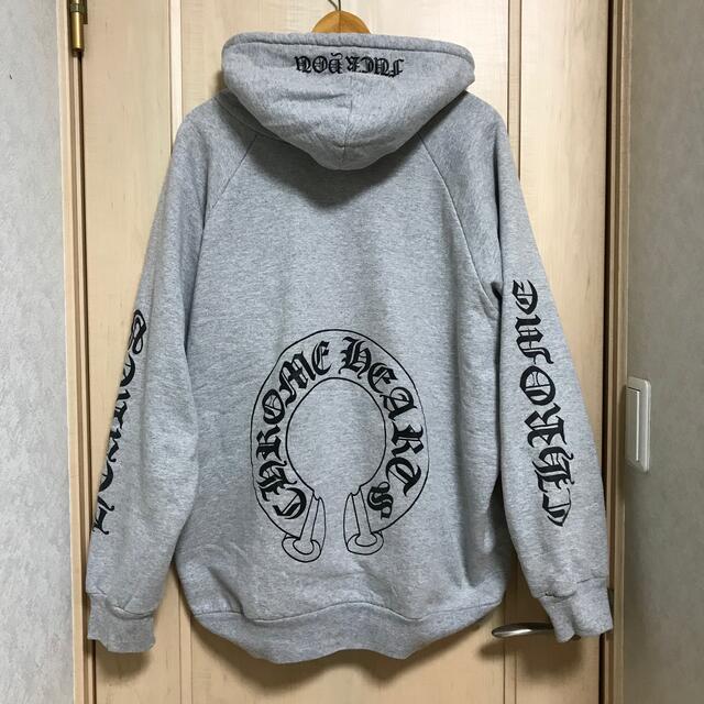 メンズchrome hearts サーマル ジップ パーカー クロムハーツ