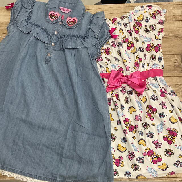 EARTHMAGIC(アースマジック)の💗ワンピセット①💗 キッズ/ベビー/マタニティのキッズ服女の子用(90cm~)(ワンピース)の商品写真