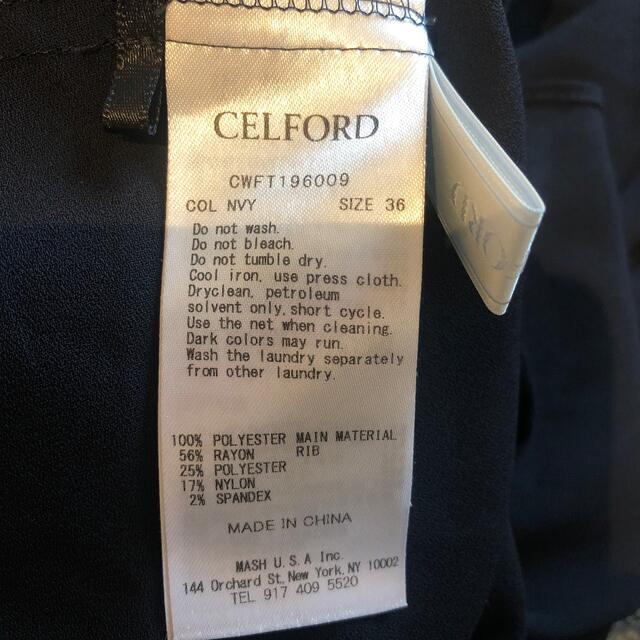 CELFORD(セルフォード)のセルフォード　celford ブラウス　ネイビー レディースのトップス(シャツ/ブラウス(長袖/七分))の商品写真