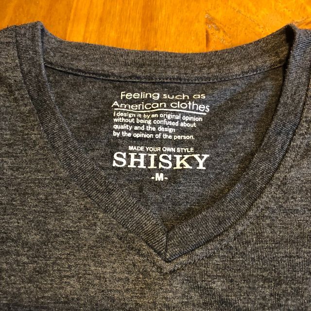 ShISKY(シスキー)の【SHISKY】Vネック七分袖Tシャツ メンズのトップス(Tシャツ/カットソー(七分/長袖))の商品写真