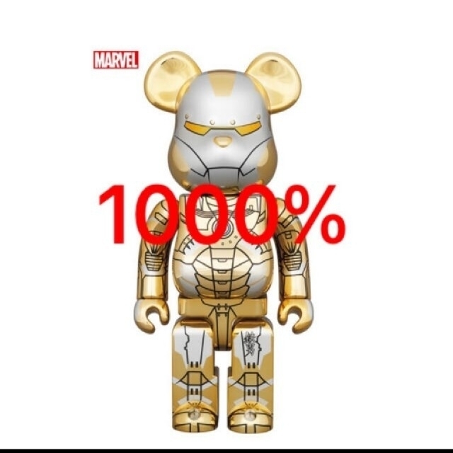 フィギュアBE@RBRICK SORAYAMA IRONMAN REVERSE 1000%