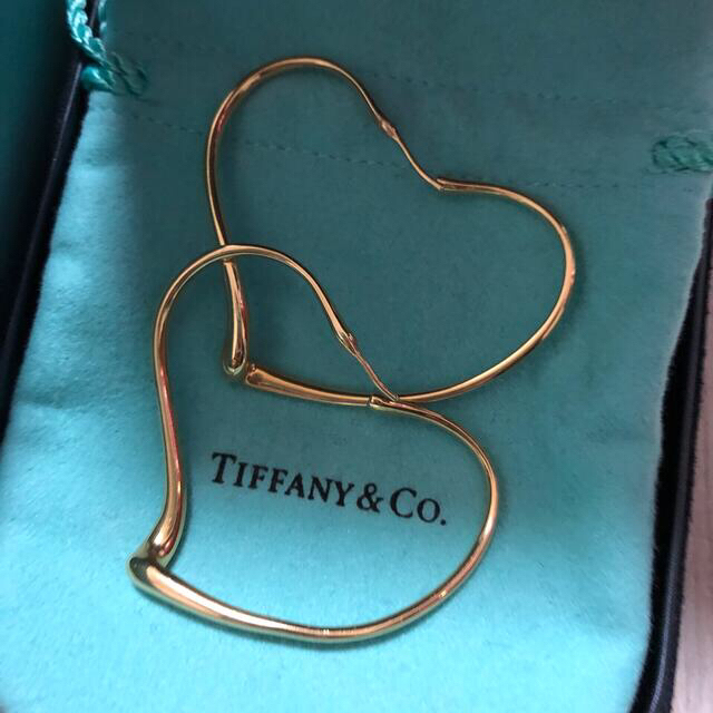 Tiffany & Co.(ティファニー)のティファニー　オープンハート　フープピアス レディースのアクセサリー(ピアス)の商品写真