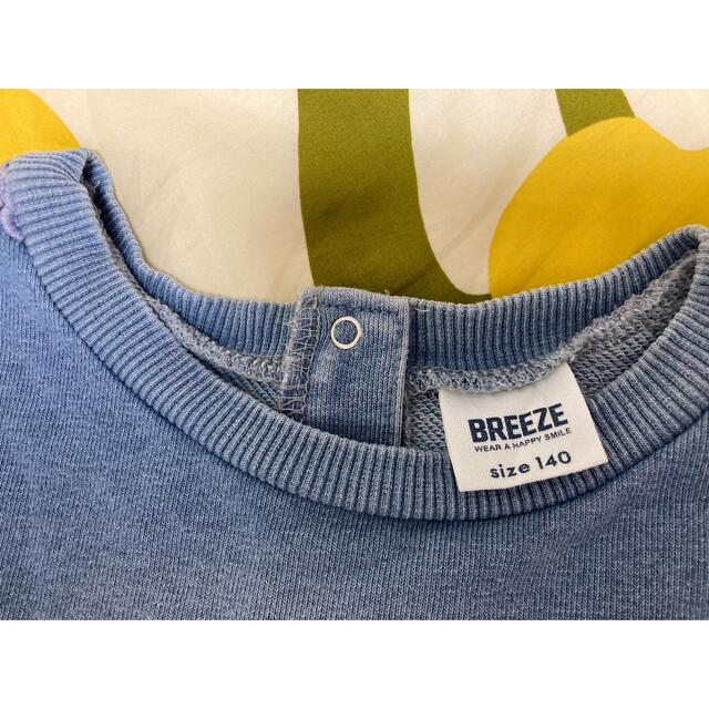 BREEZE(ブリーズ)のBREEZE デニム風チュニック【140】 キッズ/ベビー/マタニティのキッズ服女の子用(90cm~)(Tシャツ/カットソー)の商品写真