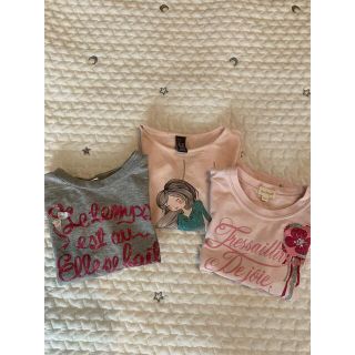 ザラキッズ(ZARA KIDS)のロンT 3点　ZARA  a.v.v ハッシュアッシュ　100cm(Tシャツ/カットソー)