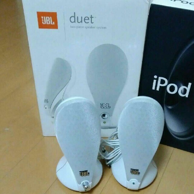 JBL duet アダプター欠品 元箱·保証書·取説付 スマホ/家電/カメラのオーディオ機器(スピーカー)の商品写真