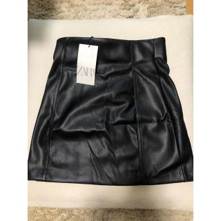 ザラ(ZARA)のZARA ミニスカート　レザー(ミニスカート)