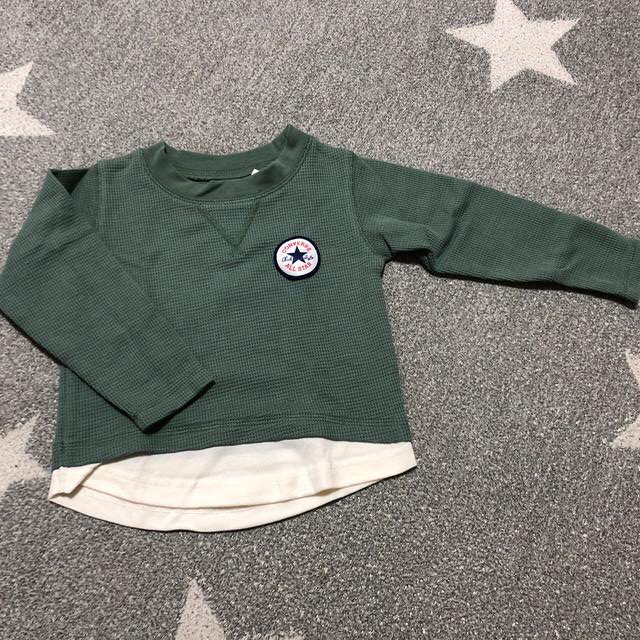 CONVERSE(コンバース)のconverse 90 キッズ/ベビー/マタニティのキッズ服男の子用(90cm~)(Tシャツ/カットソー)の商品写真