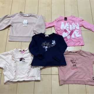 メゾピアノ(mezzo piano)の女の子　トップス　5枚セット  100 110(Tシャツ/カットソー)