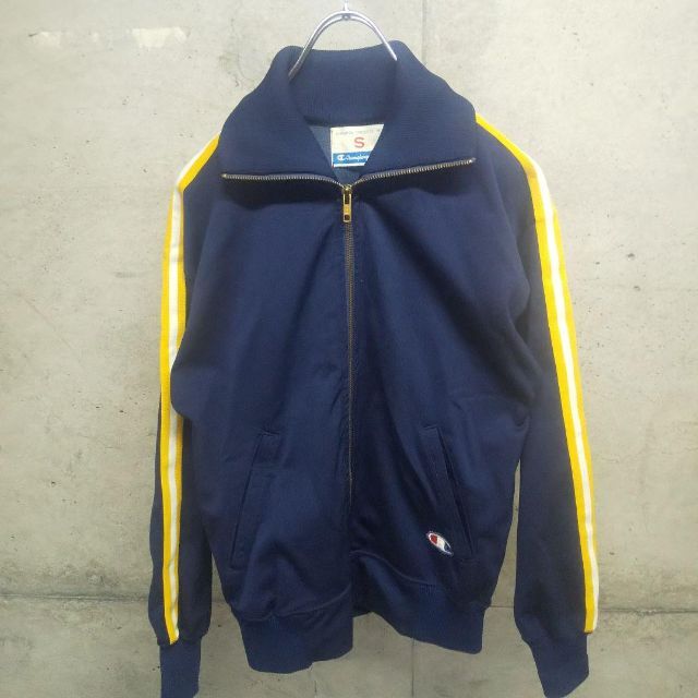 Champion champion チャンピオン トラックジャケット ジャージ 70s 紺×黄の通販 by マッキントッシュ's shop｜ チャンピオンならラクマ