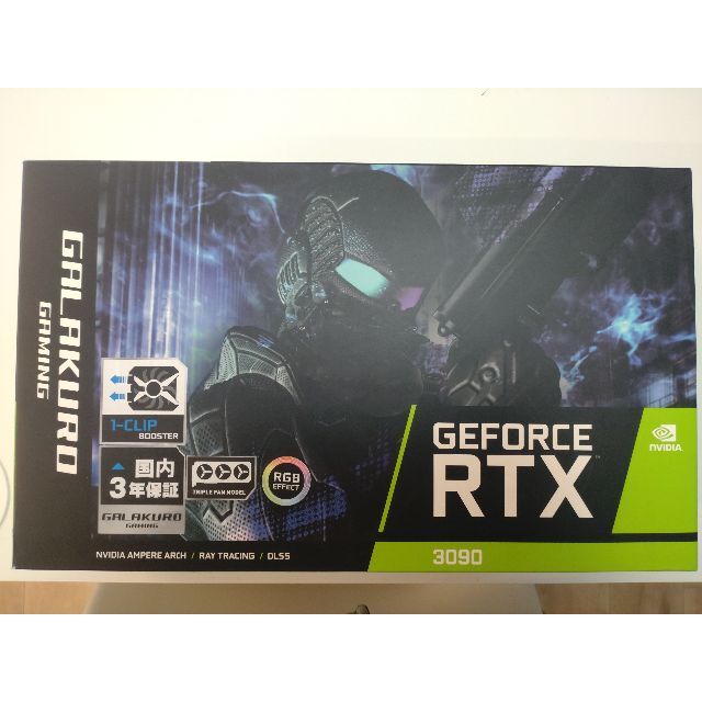 ☆美品☆GALAKURO GAMING GG-RTX3090-E24GB/TP