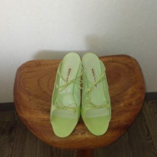 マノロブラニク(MANOLO BLAHNIK)のマノロブラニク　37 23.5㎝(ハイヒール/パンプス)