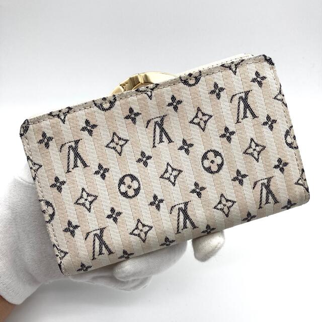 LOUIS VUITTON(ルイヴィトン)の希少限定デザイン❤️ルイヴィトン がま口 財布❤️ストライプ クロワゼット❤️ レディースのファッション小物(財布)の商品写真