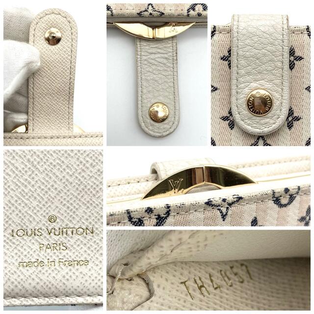 LOUIS VUITTON(ルイヴィトン)の希少限定デザイン❤️ルイヴィトン がま口 財布❤️ストライプ クロワゼット❤️ レディースのファッション小物(財布)の商品写真