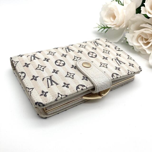 LOUIS VUITTON(ルイヴィトン)の希少限定デザイン❤️ルイヴィトン がま口 財布❤️ストライプ クロワゼット❤️ レディースのファッション小物(財布)の商品写真