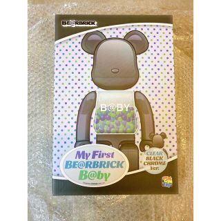 メディコムトイ(MEDICOM TOY)のMY FIRST BE@RBRICK BLACK CHROME 100%400%(その他)