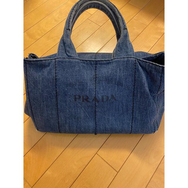 PRADA プラダ カナパ TU デニムトートバッグ