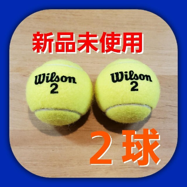 wilson - 硬式 テニスボール２個 新品未使用の通販 by モットー's shop｜ウィルソンならラクマ