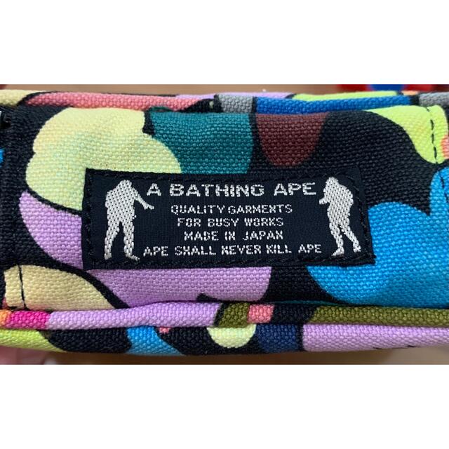 A BATHING APE(アベイシングエイプ)の★激レア★未使用★ APE マルチカモ ポーチ バッグ レディースのファッション小物(ポーチ)の商品写真