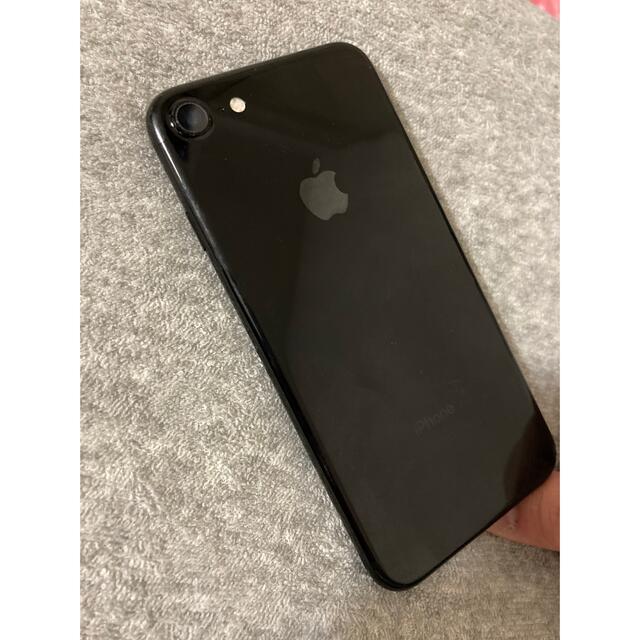 iPhone(アイフォーン)のiPhone 7 Jet Black 128 GB docomo スマホ/家電/カメラのスマートフォン/携帯電話(スマートフォン本体)の商品写真