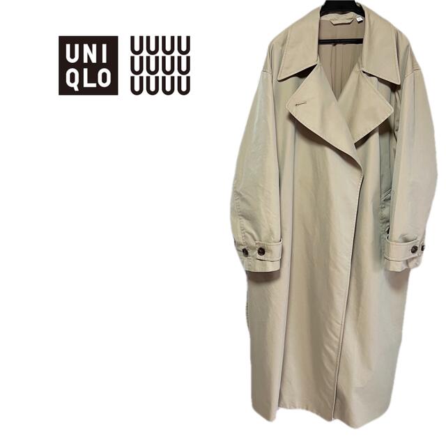 希少XL☆UNIQLO U ユニクロユー 玉虫色 男女兼用 タイロッケンコート 売り切れ必至！ 64.0%OFF 