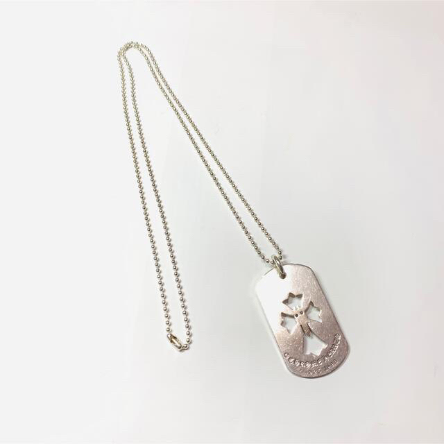 Chrome Hearts(クロムハーツ)の美品 CHROME HEARTS クロムハーツ ドッグタグ チェーン付き メンズのアクセサリー(ネックレス)の商品写真