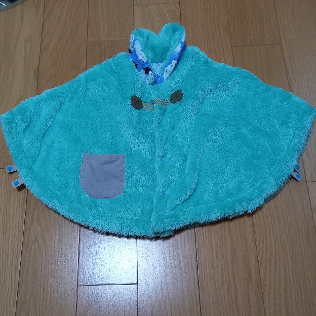 RAG MART(ラグマート)のリバーシブル　ポンチョ キッズ/ベビー/マタニティのベビー服(~85cm)(その他)の商品写真