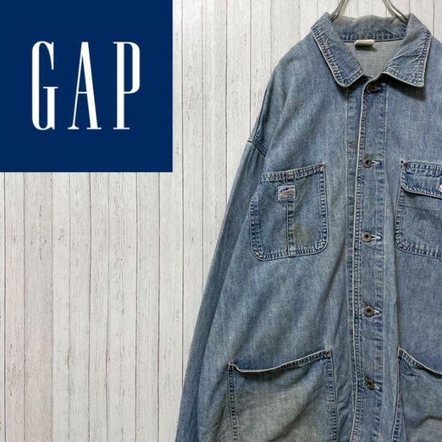 オールド ギャップ OLD GAP カバーオール ジャケット ベージュ サイズS