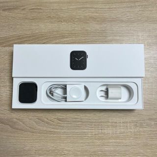 アップルウォッチ(Apple Watch)のApple Watch5 44mm Space Gray GPS(腕時計(デジタル))