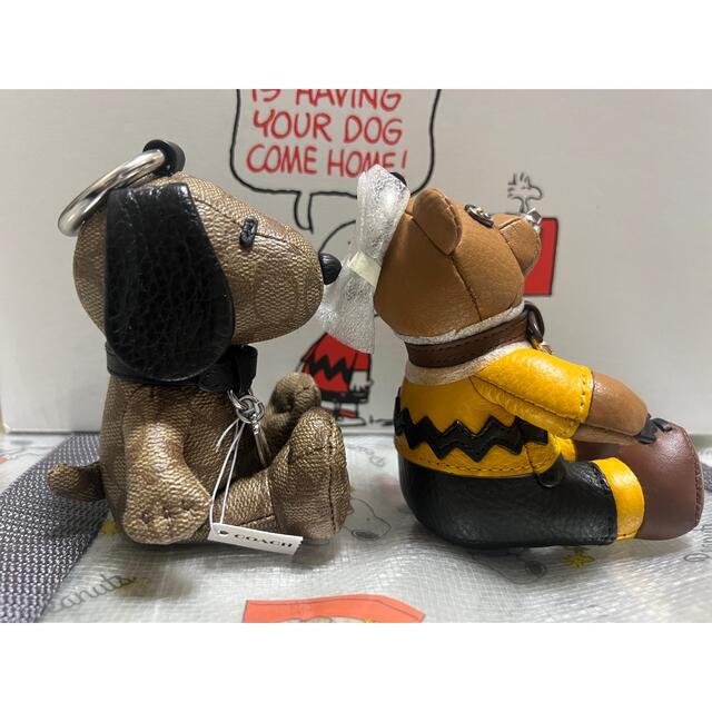 COACHｘPEANUTS SNOOPY・チャーリーブラウン バッグ チャーム