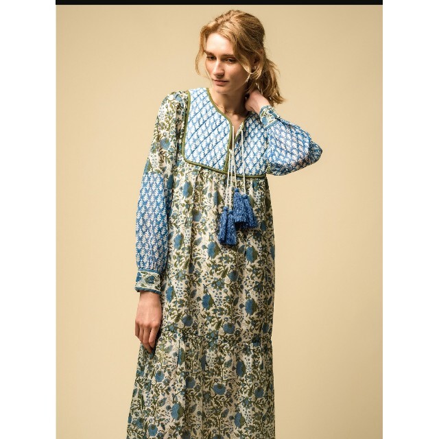 SZ Blockprints Padra Print Jodhpur Dress SZ Blockprints Padra Print Jodhpur Dress