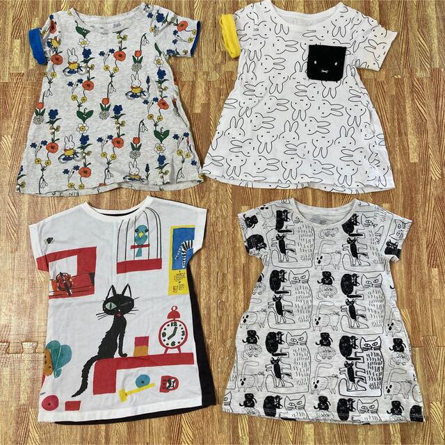 Design Tshirts Store graniph(グラニフ)の【すしかれ様】グラニフ キッズ/ベビー/マタニティのキッズ服女の子用(90cm~)(ワンピース)の商品写真