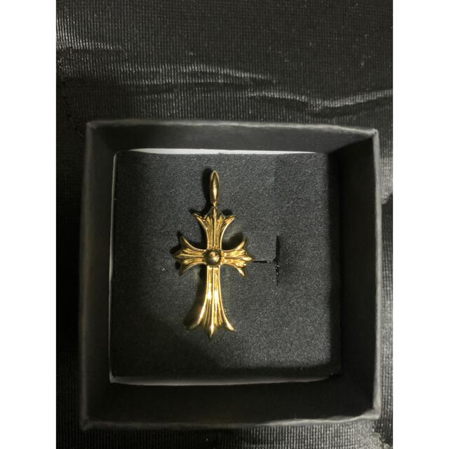22K クロスピアス 片耳 刻印あり22K ゴールド クロス パヴェ ピアス