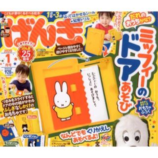 コウダンシャ(講談社)の【げんき 2020年1月号付録】だれのおうちかな？ ミッフィーのドアあそび(知育玩具)