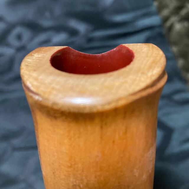 虎杢 尺八(木製) 琴古流 2つ折 1尺8寸管 キャップ付 時代和楽器