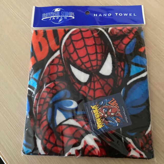 USJ(ユニバーサルスタジオジャパン)のスパイダーマン ハンドタオル エンタメ/ホビーのアニメグッズ(タオル)の商品写真