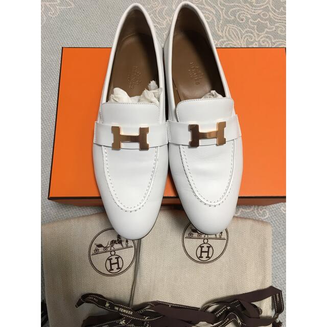 美品】HERMES エルメス モカシン パリ ローファー 37-