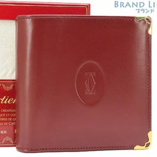Cartier マスト 二つ折り財布の通販 200点以上 | フリマアプリ ラクマ