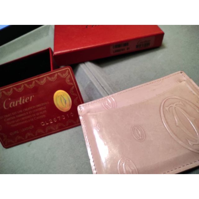 Cartier（カルティエ)ハッピーバースデー ピンク パスケース