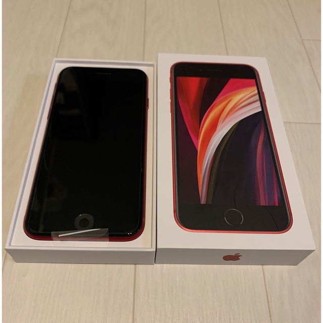 (新品未使用品)アップル iPhoneSE 第2世代 64GB レッド