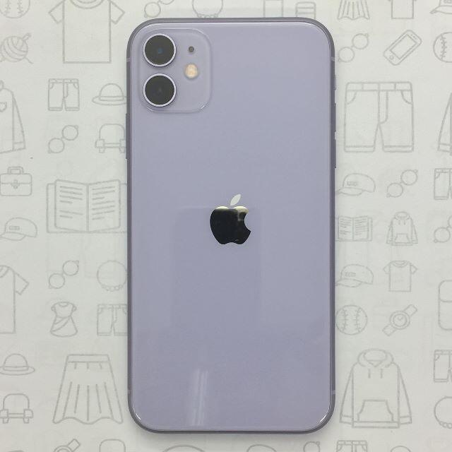 iPhone(アイフォーン)の【B】iPhone 11/64GB/352928111887663 スマホ/家電/カメラのスマートフォン/携帯電話(スマートフォン本体)の商品写真