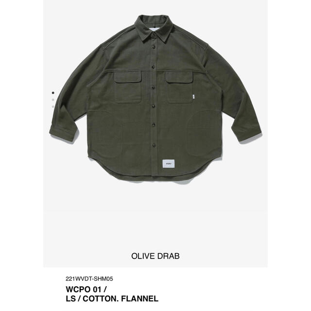 WTAPS WCPO / LS / COTTON. CORDUROY OD