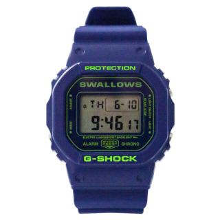 ジーショック(G-SHOCK)の【新品】G-SHOCK（2021年Swallowsモデル）DW5600モデル(腕時計(デジタル))