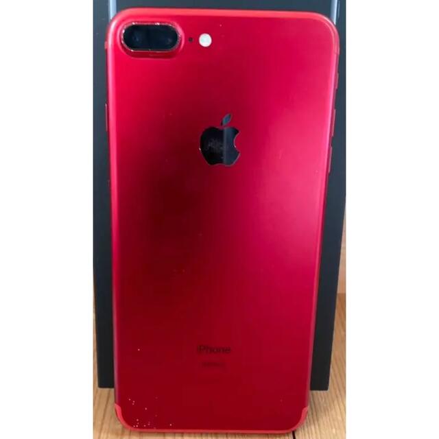 Apple(アップル)のiPhone7 PlusRed 128GB Simロッ解除済/付属品３点未使用 スマホ/家電/カメラのスマートフォン/携帯電話(スマートフォン本体)の商品写真