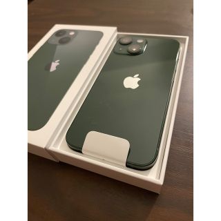 アイフォーン(iPhone)の【新品】iPhone 13 mini グリーン128GB SIMフリー(スマートフォン本体)