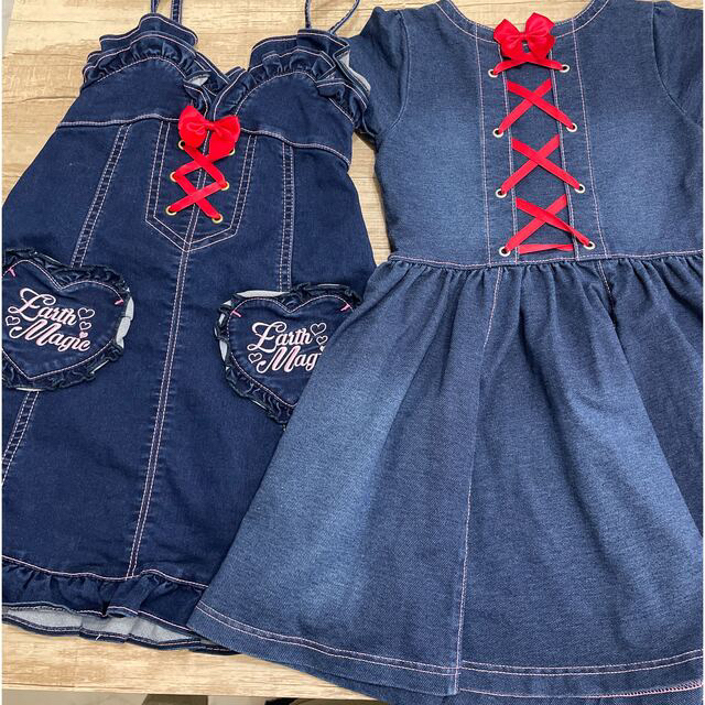 EARTHMAGIC(アースマジック)の💗ちぴりょ様専用💗 キッズ/ベビー/マタニティのキッズ服女の子用(90cm~)(ワンピース)の商品写真