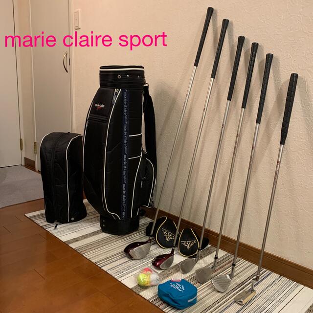 初心者向けmarie claire sport レディース ゴルフ８本セット