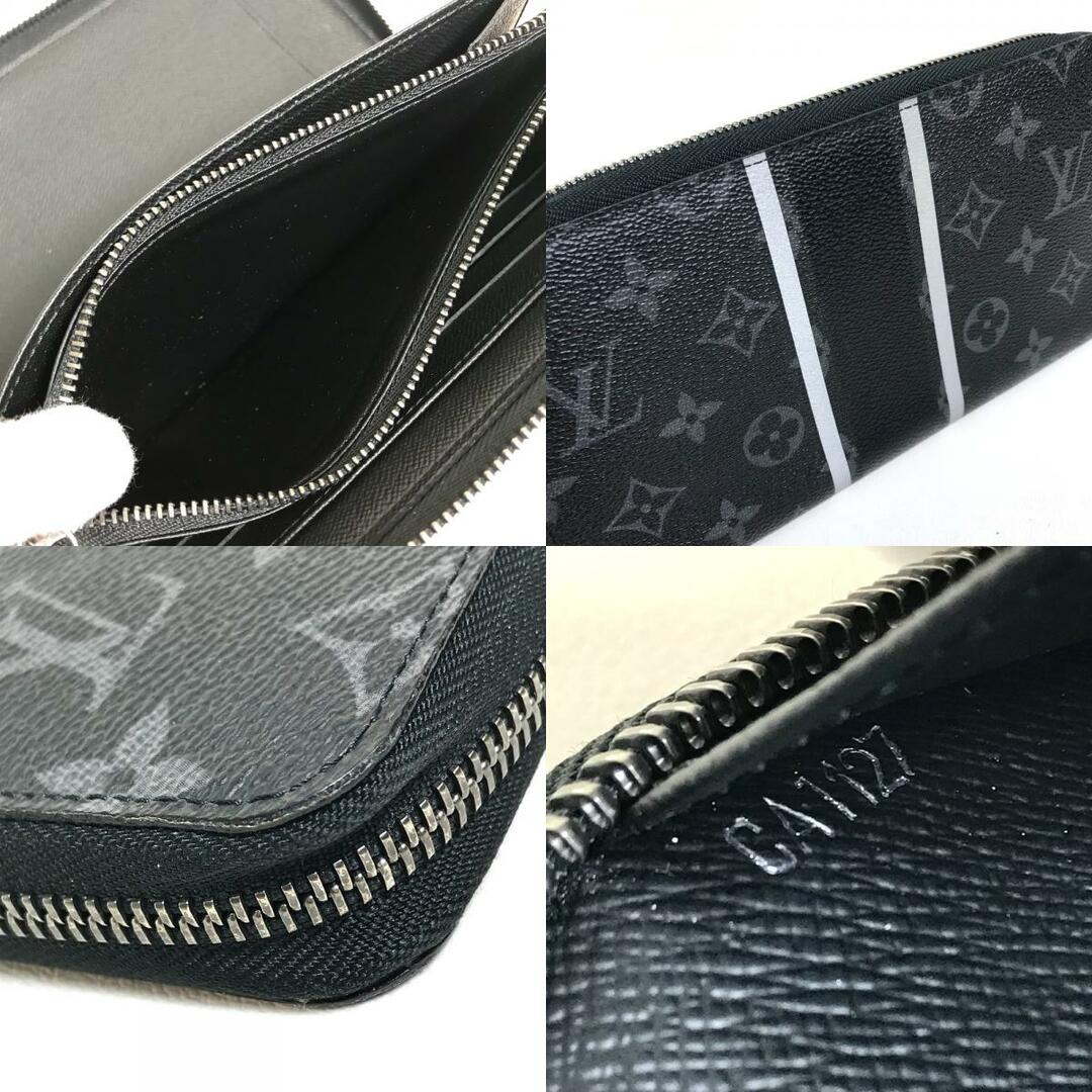 ルイヴィトン LOUIS VUITTON ジッピー オーガナイザー M64645 モノグラム エクリプス フラグメント ラウンドファスナー 長財布 モノグラムエクリプスキャンバス ブラック