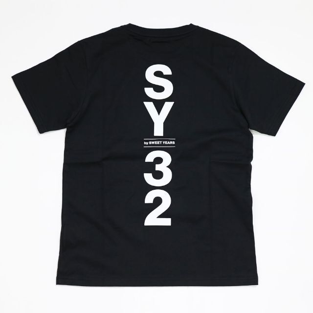 サイズXS新品【SY32 by SWEETYEARS】SHIELD LOGO TEE